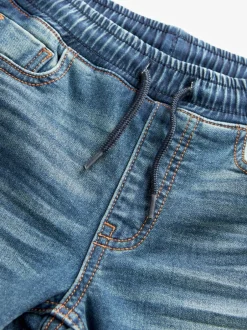 Jeans*Next - Jeans met stretch en elastische taille (3-16 jr) Vintage middenblauw