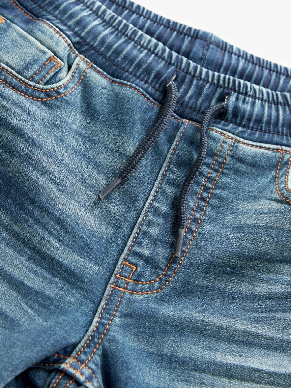Jeans*Next - Jeans met stretch en elastische taille (3-16 jr) Vintage middenblauw