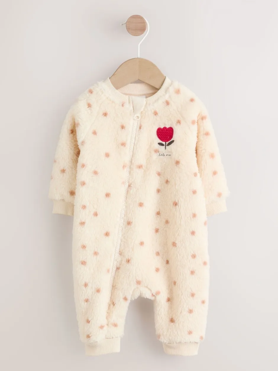 Babypakjes En Babypyjama's|Next Vlekken - Zwaargewicht fleece babypyjama
