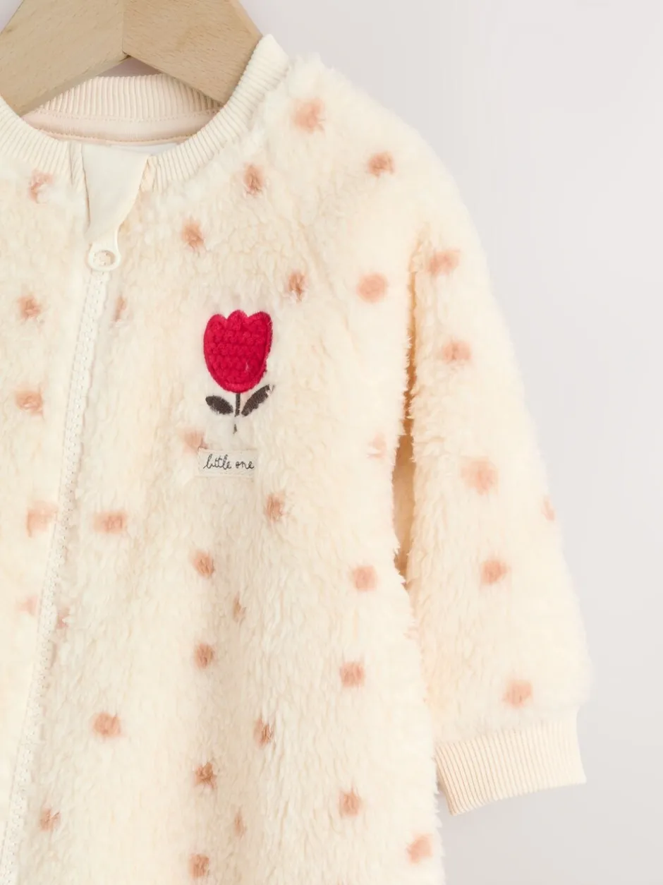 Babypakjes En Babypyjama's|Next Vlekken - Zwaargewicht fleece babypyjama