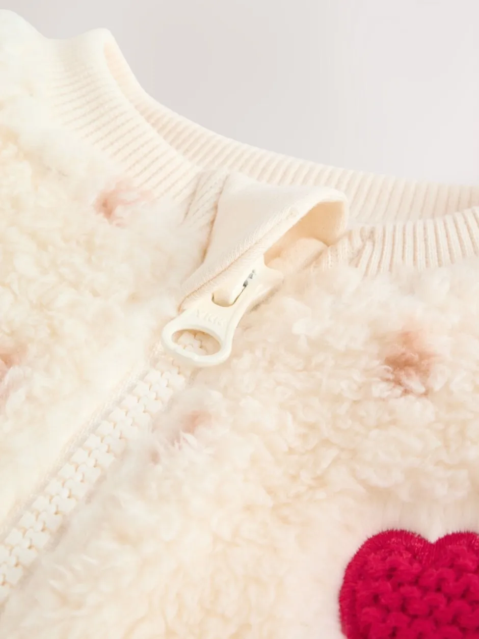 Babypakjes En Babypyjama's|Next Vlekken - Zwaargewicht fleece babypyjama