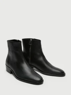 Boots|Walk London Leather Hoxton Zip Boots