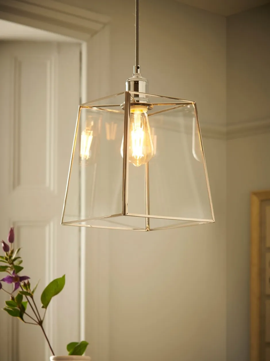 Lampenkappen|Verlichting*Next Warwick verstelbare hanglampenkap Chroom