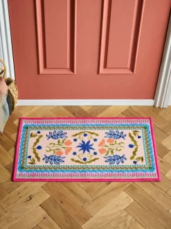Deurmatten|Vloerkleden En Lopers|Next Wasbare deurmat met heldere bloemenprint