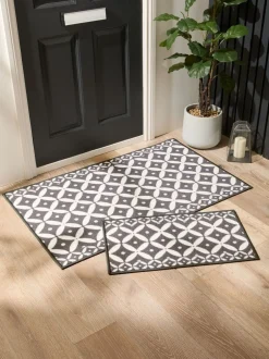 Deurmatten|Vloerkleden En Lopers*Next Wasbare deurmat met tegels