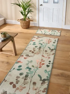 Vloerkleden En Lopers|Vloerkleden En Lopers|Next Wasbare herfstige loper met bloemenprint