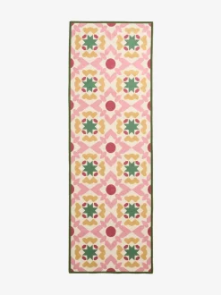 Vloerkleden En Lopers|Vloerkleden En Lopers|Next Wasbare loper met geometrische tegelprint Roze