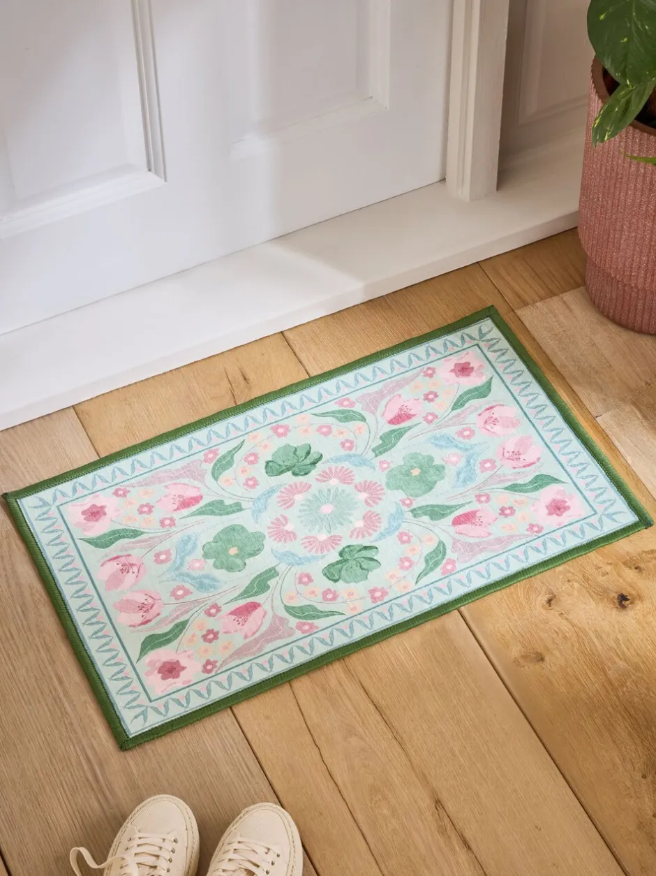 Deurmatten|Vloerkleden En Lopers|Next Washable Bettie Floral Print Doormat