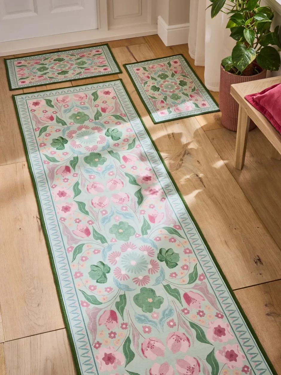 Deurmatten|Vloerkleden En Lopers|Next Washable Bettie Floral Print Doormat