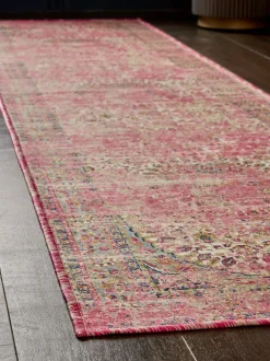 Vloerkleden En Lopers|Vloerkleden En Lopers|Next Washable Emporium Oriental Runner Fuchsia-roze