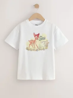 T-Shirts|Next White Bambi - Oversized T-shirt met print (3-16 jr)