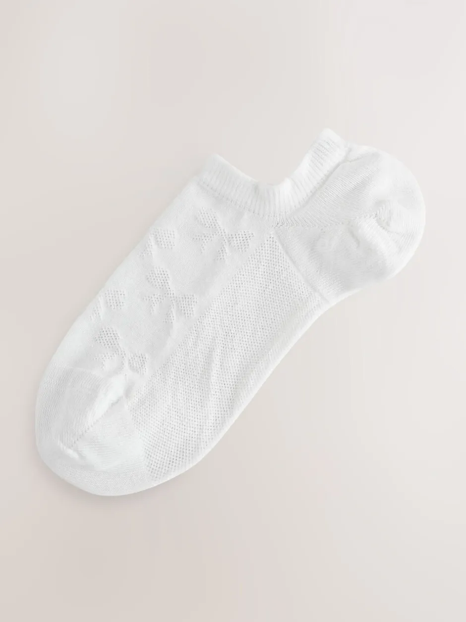 Sokken En Panty's*Next - 4 paar sneakersokken White Bow Texture