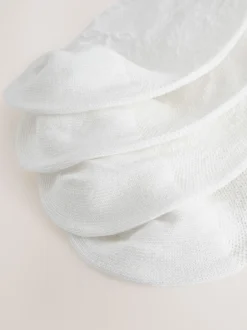 Sokken En Panty's*Next - 4 paar sneakersokken White Bow Texture