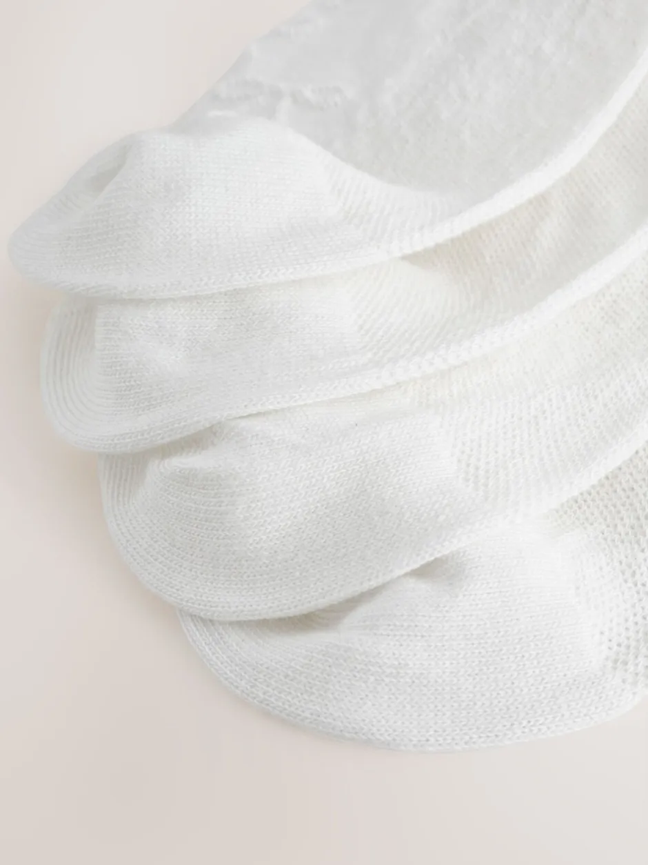 Sokken En Panty's*Next - 4 paar sneakersokken White Bow Texture