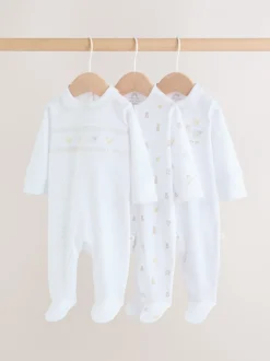 Babypakjes En Babypyjama's*Next - Verpakking van 3 babypyjama's (0-2jr) White Collar