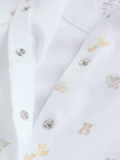 Babypakjes En Babypyjama's*Next - Verpakking van 3 babypyjama's (0-2jr) White Collar