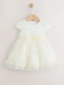 Gelegenheidskleding|Jurken*Next - Feestelijke babyjurk (0 mnd-2 jr) White 3D Flowers