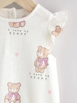 Rompertjes En Tuinbroeken|Next - Pofbroekrompertje White I Love My Mummy