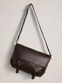 Tassen|White Stuff Connor Leather Messenger Bag