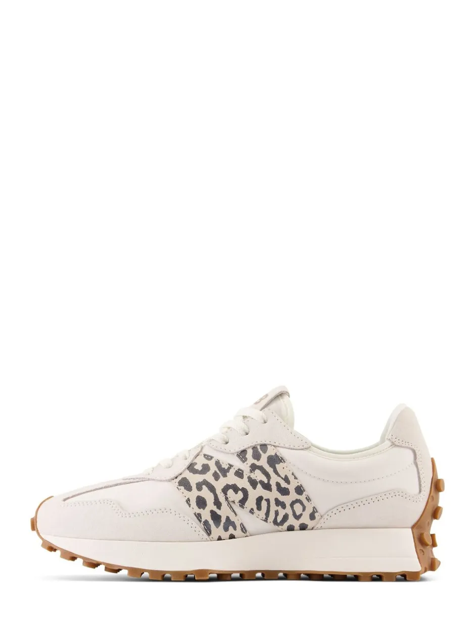 Sneakers|New Balance White/Leopard Print - 327 - Sneakers
