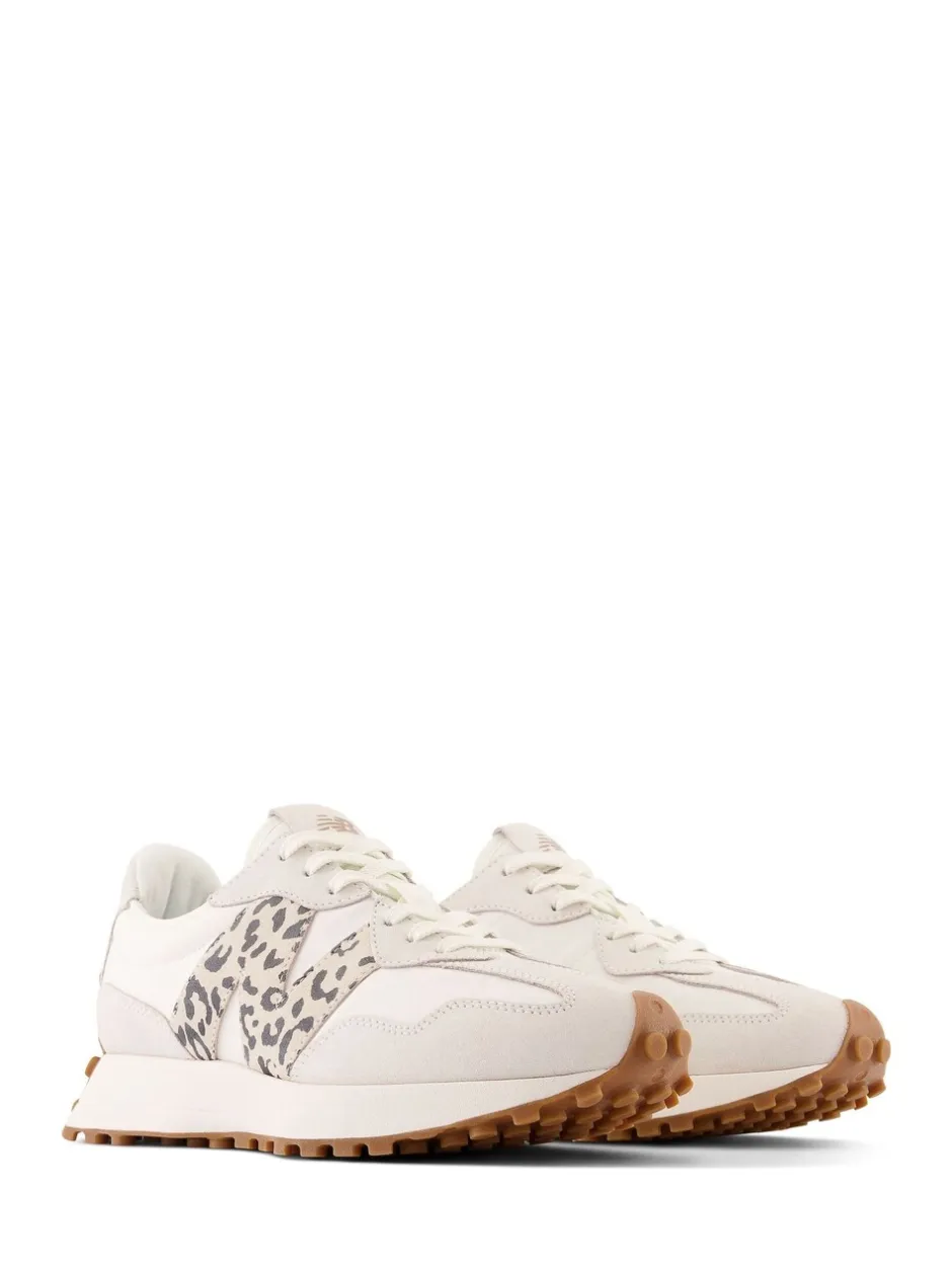 Sneakers|New Balance White/Leopard Print - 327 - Sneakers