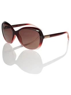 Zonnebril|Ted Baker - Blair Fade zonnebril Wijnrood met kleurverloop