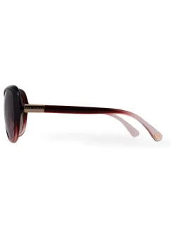 Zonnebril|Ted Baker - Blair Fade zonnebril Wijnrood met kleurverloop