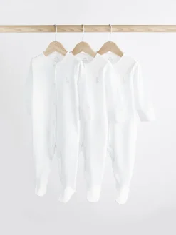 Babypakjes En Babypyjama's*Next Wit - 100% katoenen babypyjama's (0-18mnd)