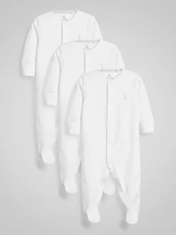 Babypakjes En Babypyjama's*Next Wit - 100% katoenen babypyjama's (0-18mnd)