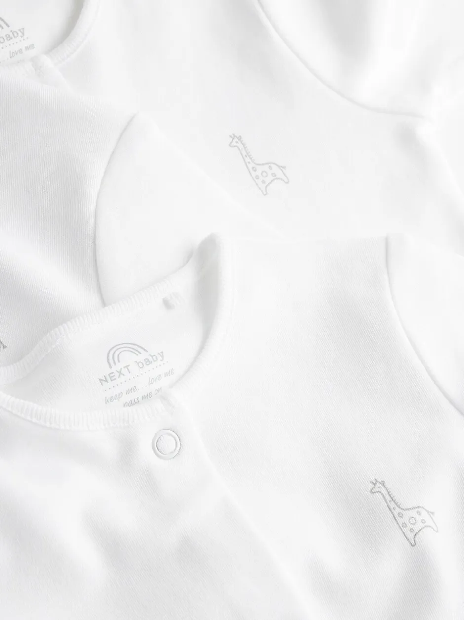 Babypakjes En Babypyjama's*Next Wit - 100% katoenen babypyjama's (0-18mnd)