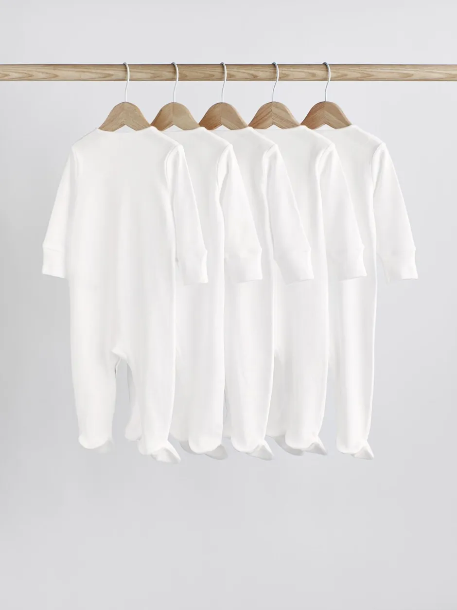 Multipacks|Babypakjes En Babypyjama's|Next Wit - 100% katoenen babypyjama's (0-18mnd)