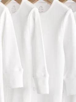Multipacks|Babypakjes En Babypyjama's|Next Wit - 100% katoenen babypyjama's (0-18mnd)