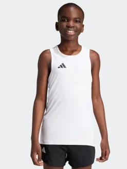 Rompertjes En Hemdjes|adidas - Team Kids Tanktop Wit