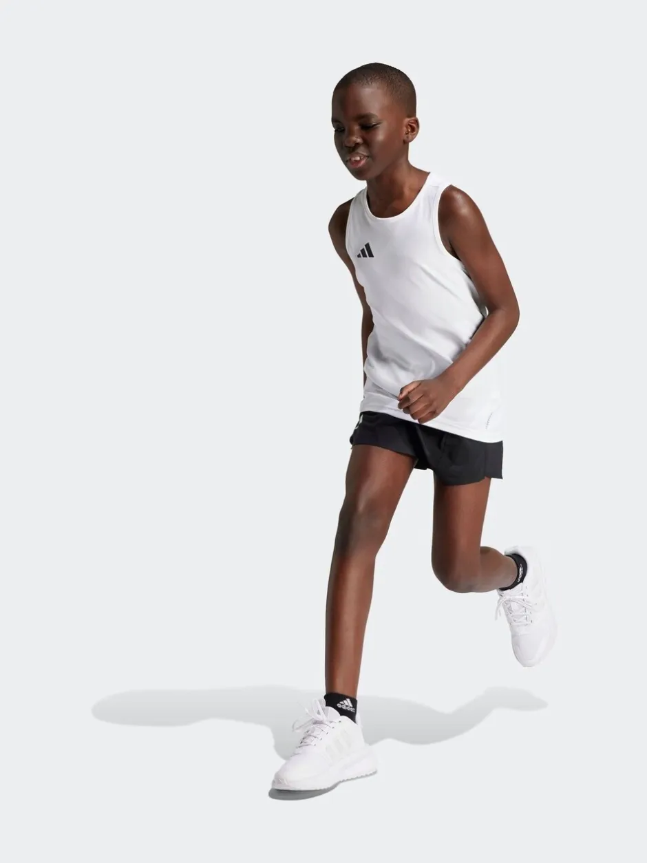Rompertjes En Hemdjes|adidas - Team Kids Tanktop Wit