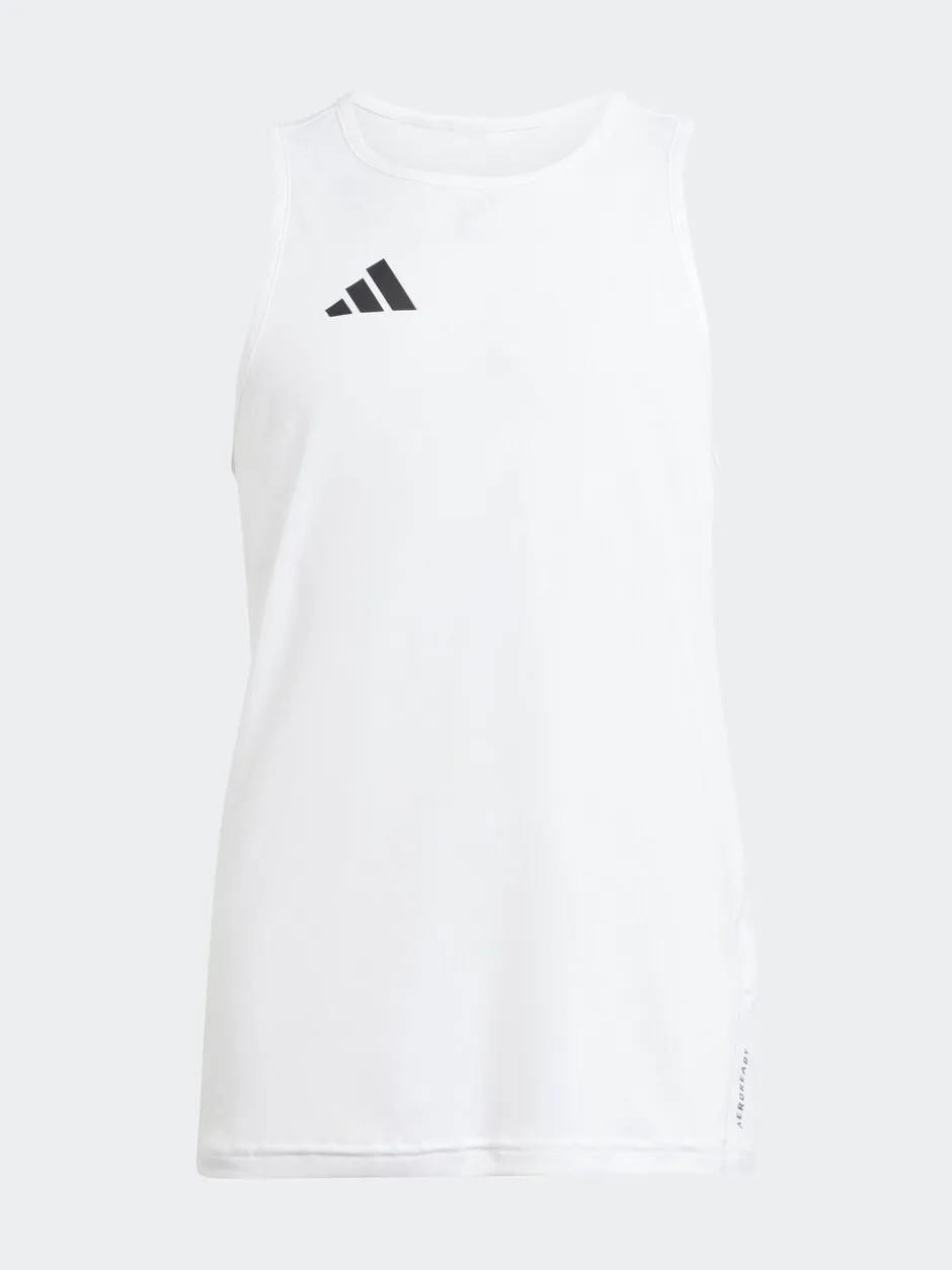 Rompertjes En Hemdjes|adidas - Team Kids Tanktop Wit