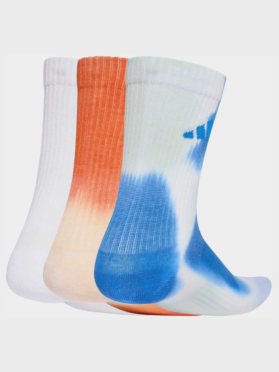 Sokken|Sokken*adidas - Tie-Dye Sokken 3 paar Wit