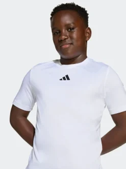 Shorts|adidas - Train Essentials 3-Strepen Kids T-shirt & Shorts Set Wit