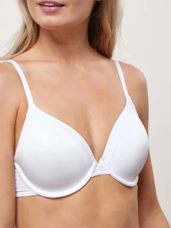 Beha's*Next - A-E Lichte Vulling Volledige Cup Afvlakkende Ultieme Comfort T-shirt Beha Wit
