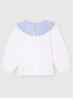 Overhemden En Blouses|Angel & Rocket - Betty blouse met Strepen en Lange mouwen Wit