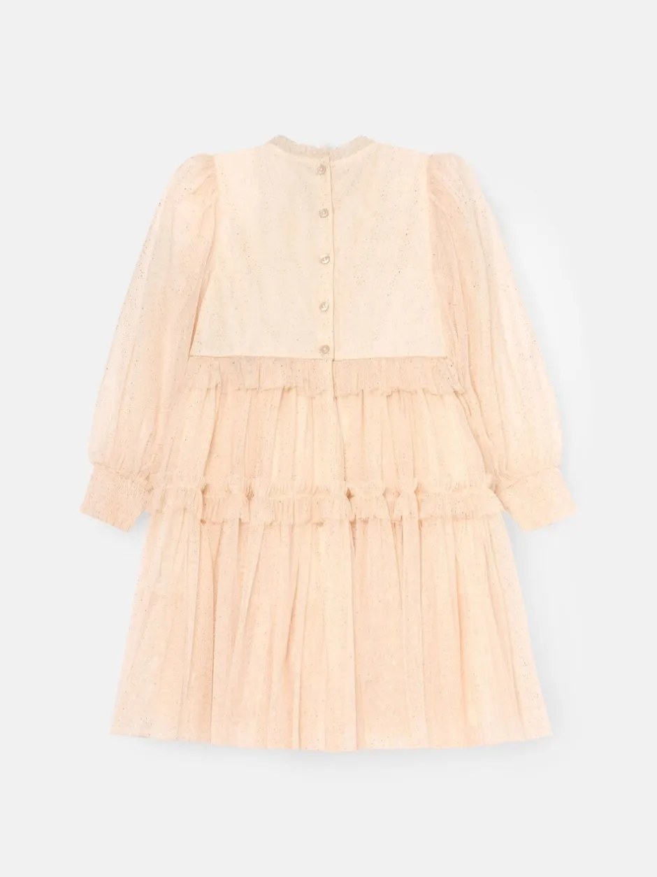 Jurken|Angel & Rocket - Willow Ivory Balloon Sleeve Boho Dress Wit