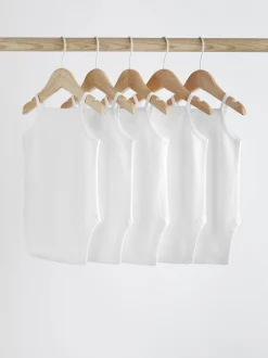 Rompertjes En Hemdjes|Rompertjes En Hemdjes*Next Wit - Baby Strappy Bodysuits