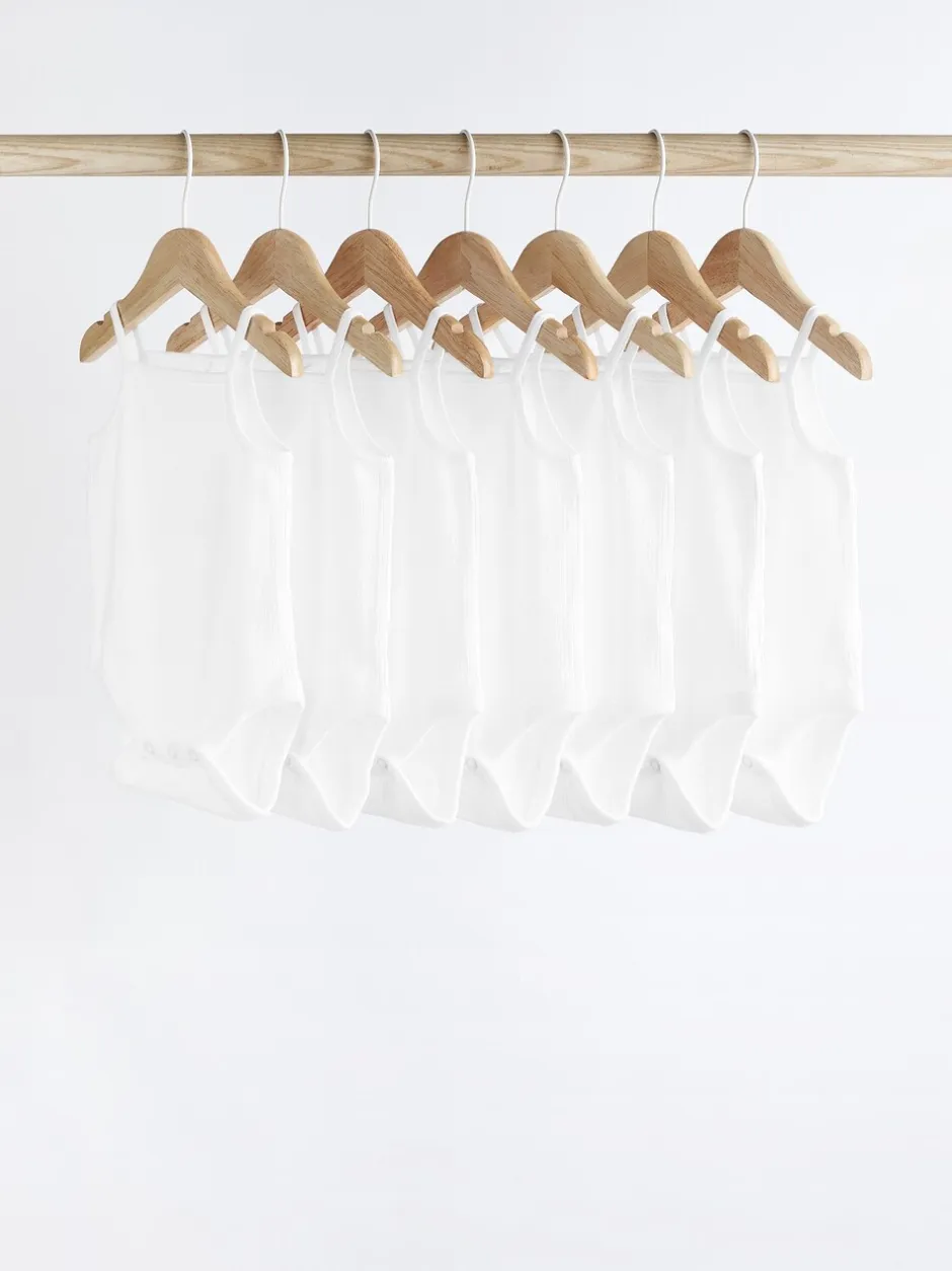 Rompertjes En Hemdjes|Rompertjes En Hemdjes*Next Wit - Baby Strappy Bodysuits