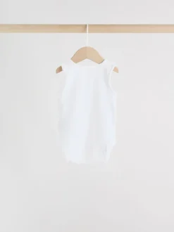 Rompertjes En Hemdjes|Rompertjes En Hemdjes*Next Wit - Babyrompertjes met hemdje