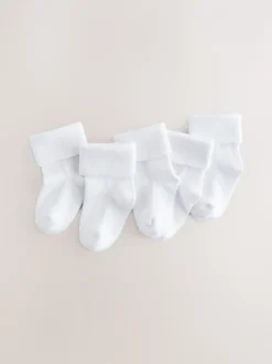Sokken En Panty's|Sokken*Next - Babysokken met omgerolde rand (0mnd-2jr) Wit