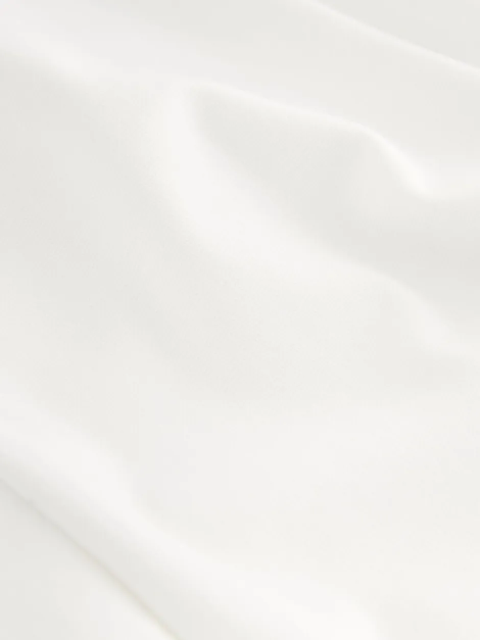 Jurken|Jurken*Baker by Ted Baker - - Jurk van Ponte-stof met strikkraag Wit