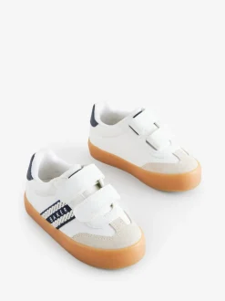 Sneakers|Baker by Ted Baker - sneakers met logobies voor jongens Wit