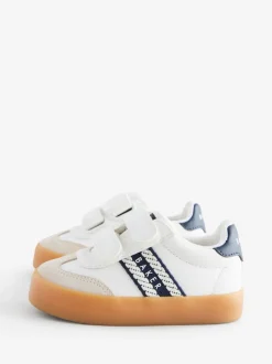 Sneakers|Baker by Ted Baker - sneakers met logobies voor jongens Wit