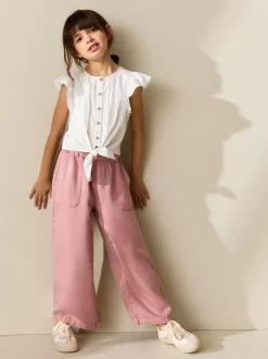 Overhemden En Blouses*Next - Blouse met gestrikte voorkant (3-16jr) Wit