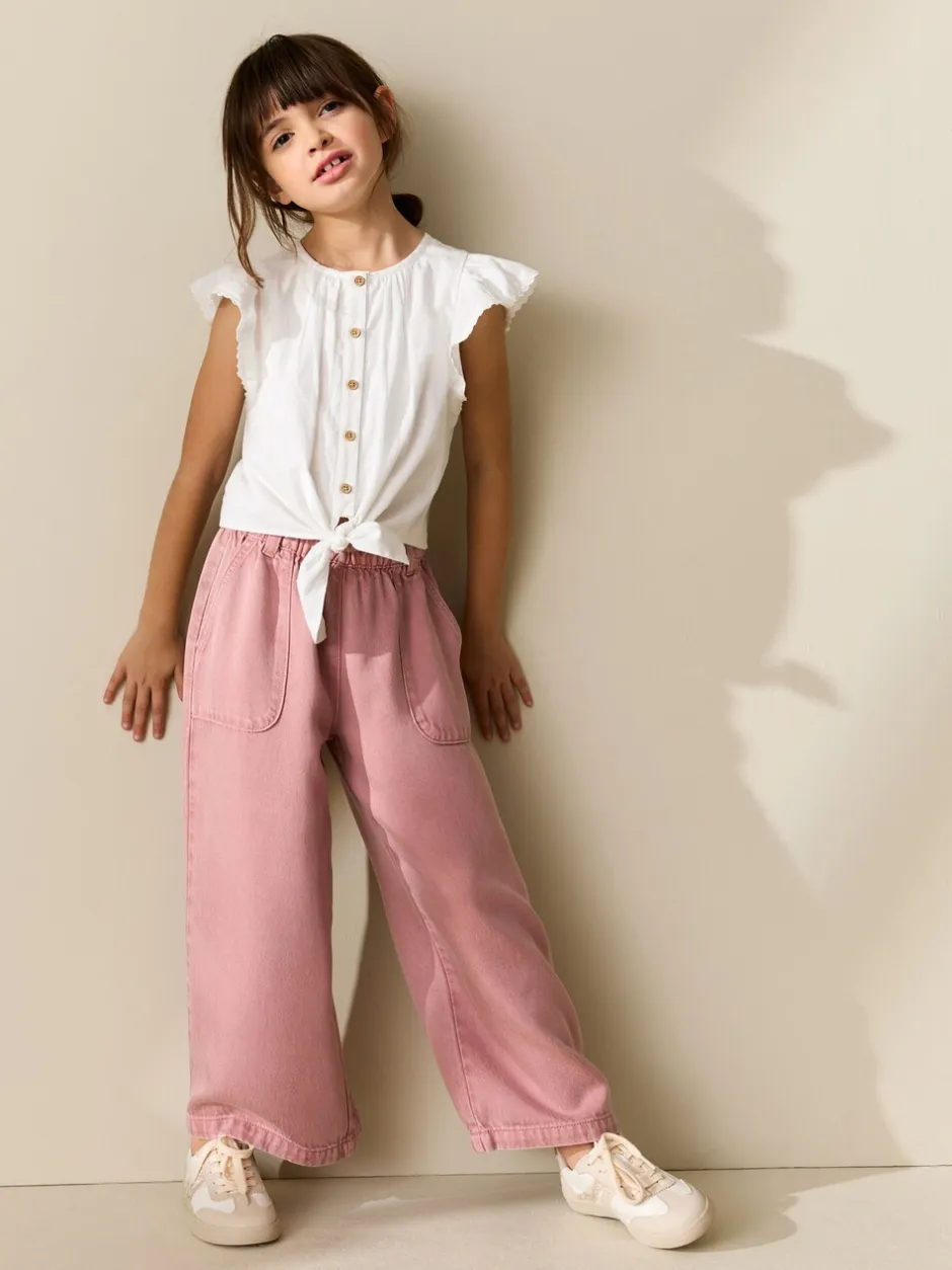 Overhemden En Blouses*Next - Blouse met gestrikte voorkant (3-16jr) Wit
