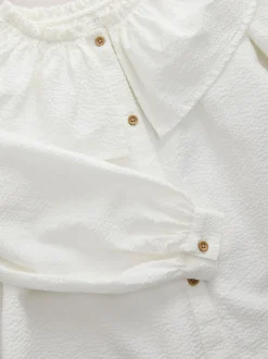 Overhemden En Blouses*Next Wit - Blouse met ruches aan de kraag (3-16jr)
